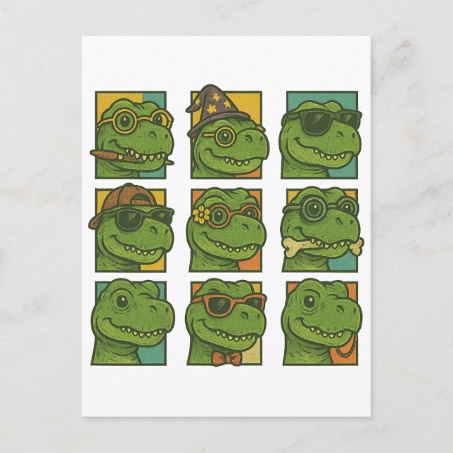 Postal Trendosauro Rex (Anverso)