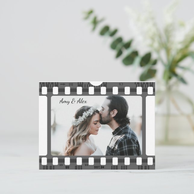 Postal Trendy Film Reel Movie Personalizado Picture Frame (Anverso de pie)