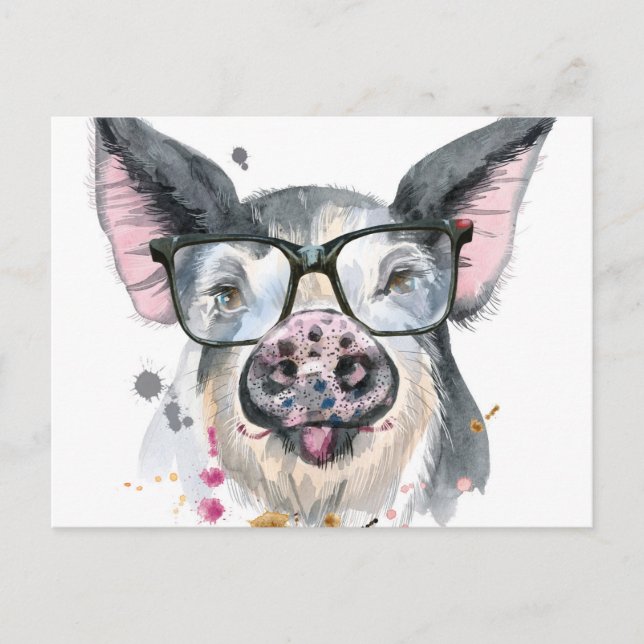 Postal Trendy Pig (Anverso)