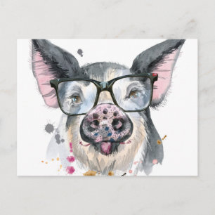 Postal Trendy Pig