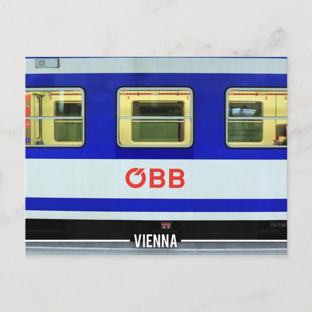 Postal Trenes de Metro de Viena, Austria (Anverso)