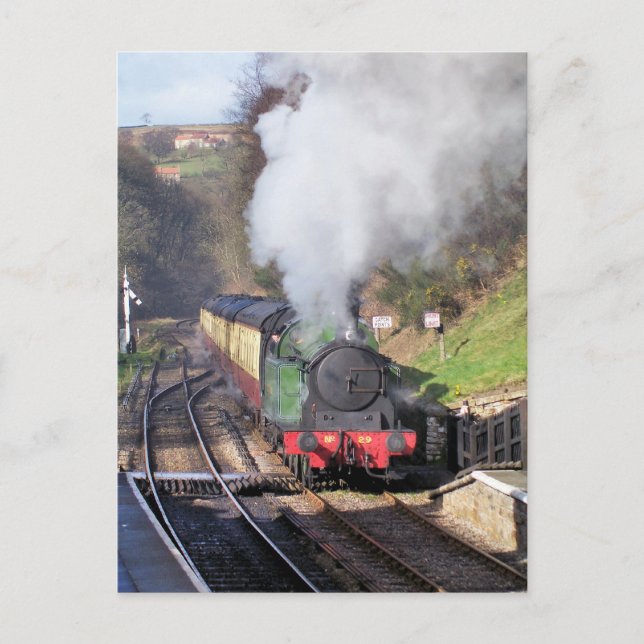 POSTAL TRENES DE VAPOR (Anverso)