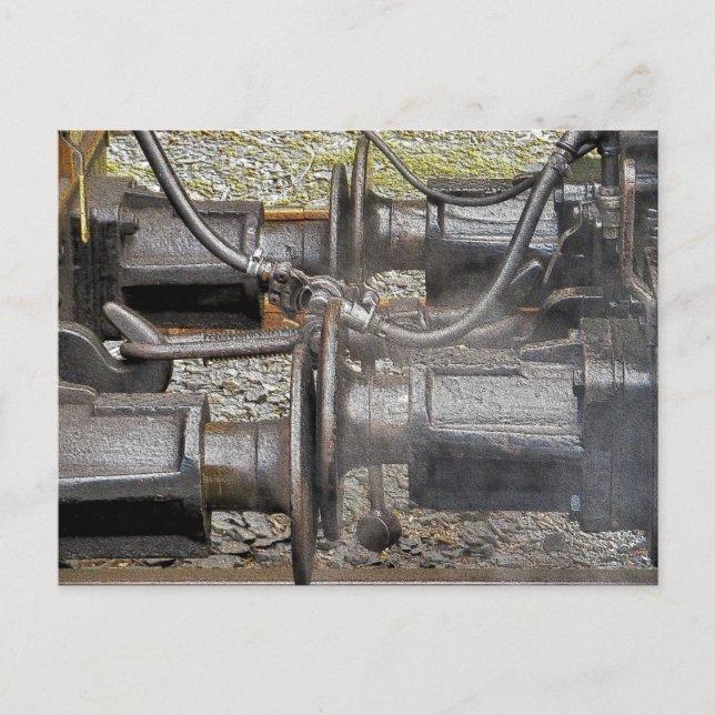 POSTAL TRENES DE VAPOR (Anverso)