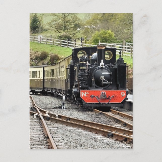 POSTAL TRENES DE VAPOR (Anverso)