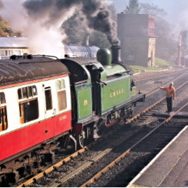 POSTAL TRENES DE VAPOR