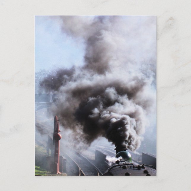 POSTAL TRENES DE VAPOR (Anverso)