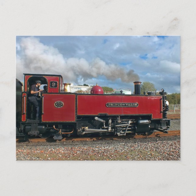 POSTAL TRENES DE VAPOR (Anverso)