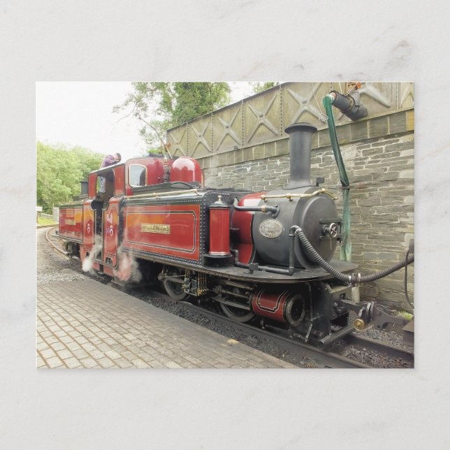 POSTAL TRENES DE VAPOR (Anverso)