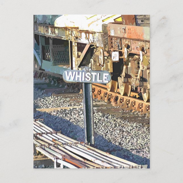 POSTAL TRENES DE VAPOR (Anverso)