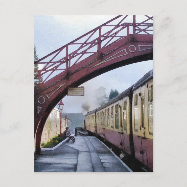 POSTAL TRENES DEL VAPOR (Anverso)