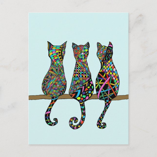Postal Tres Amigos (Anverso)