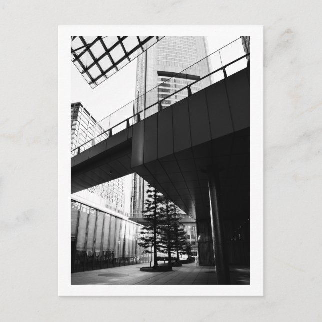 Postal Tres árboles: Tokio (Anverso)