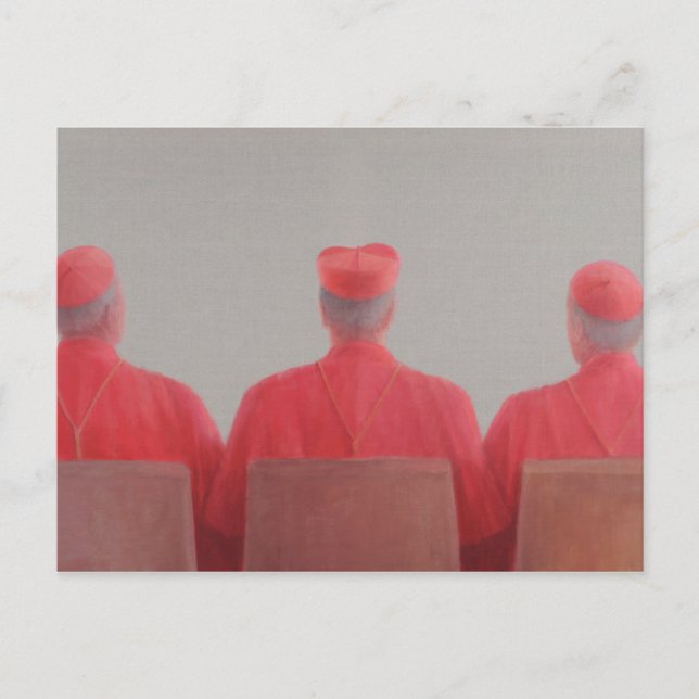 Postal Tres cardenales II 2012 (Anverso)