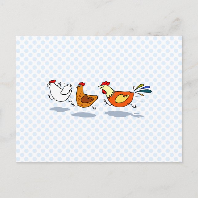 Postal Tres chicles (Anverso)