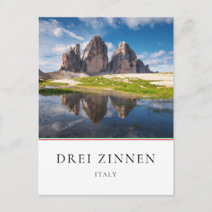 Postal Tres Cimas de Lavaredo/Drei Zinnen Dolomita montañ