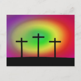 Postal Tres cruces brillan
