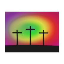 Tres cruces brillan