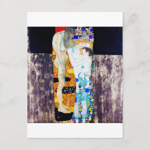 Postal Tres Edades de Vida, Gustav Klimt