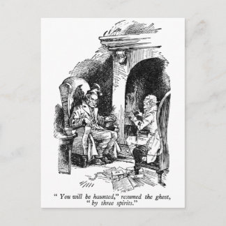 Postal Tres espíritus (con texto)