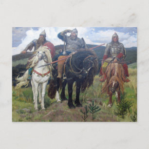 Postal Tres exploradores