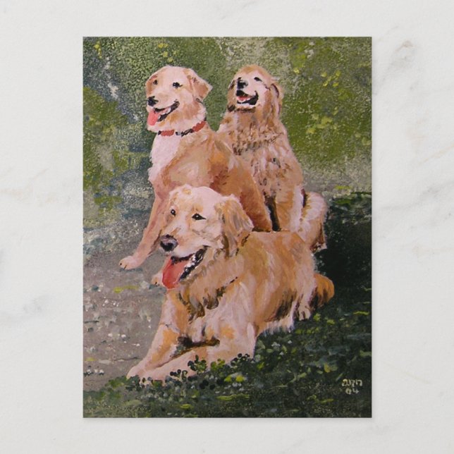 Postal Tres generaciones de oro (Anverso)