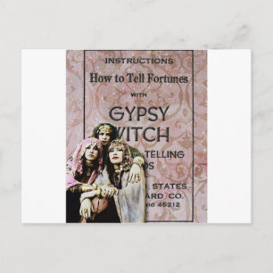 Postal Tres gitanos, arte alterado