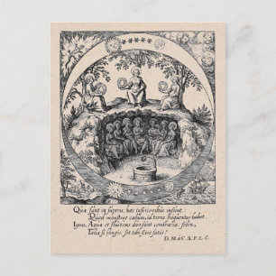 Postal Tres hermanas de la alquimia