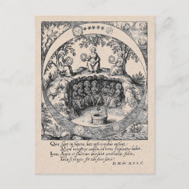 Postal Tres hermanas de la alquimia