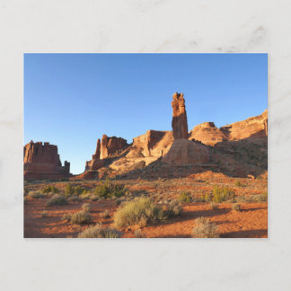 Postal Tres Hermanas en Arches National Park