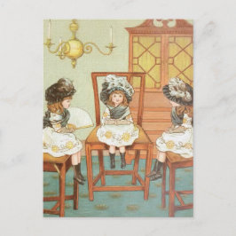 Postal "Tres hermanitas"