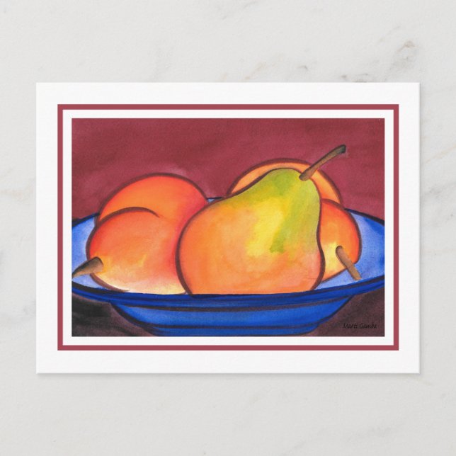 Postal Tres miedos (Anverso)