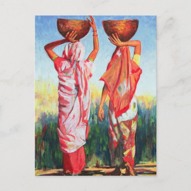 Postal Tres mujeres 1993 (Anverso)