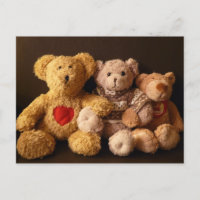 Tres osos de peluche