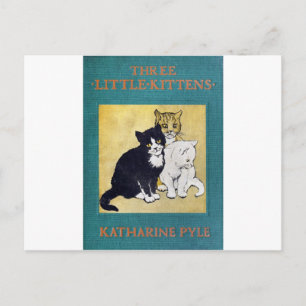 Postal Tres Pequeños Gatitos