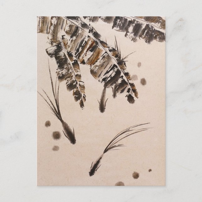 Postal Tres pequeños peces (Anverso)