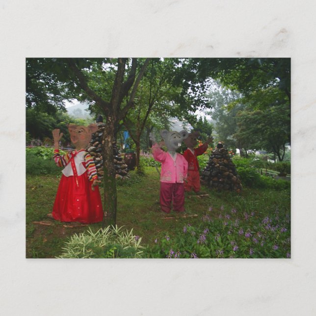 Postal Tres ratones ciegos (Anverso)