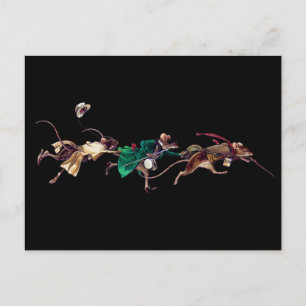 Postal Tres ratones ciegos