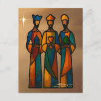 Tres Reyes Magos abstractos