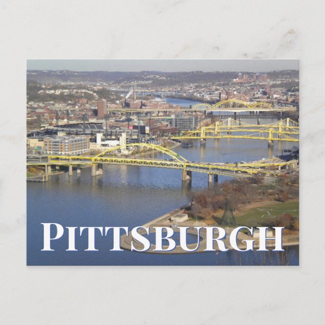 Postal Tres ríos | Pittsburgh, PA (Anverso)