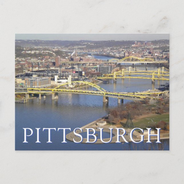 Postal Tres ríos | Pittsburgh, PA (Anverso)