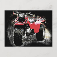 Tres ruedas ATC Red Trike Motorbike