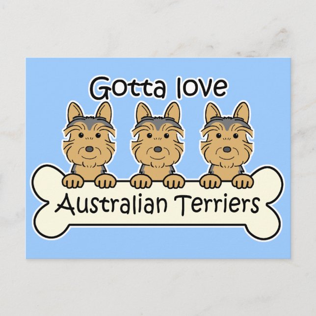 Postal Tres Territorios Australianos (Anverso)