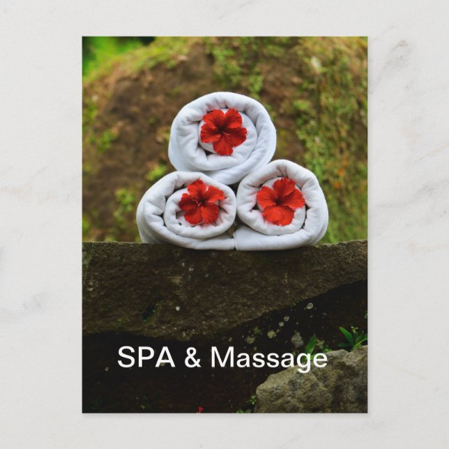 Postal Tres toallas (Anverso)