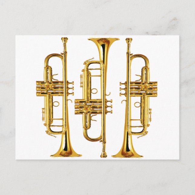 Postal Tres Trumpets (Anverso)