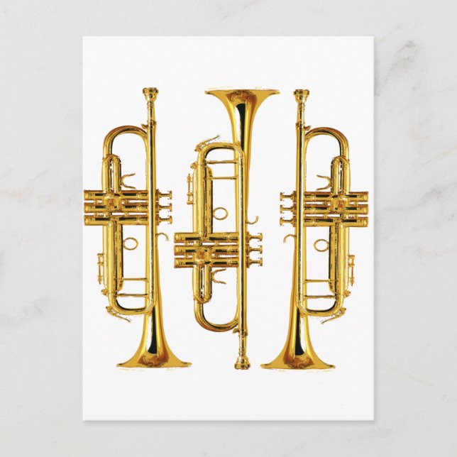Postal Tres Trumpets (Anverso)