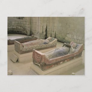 Postal Tres tumbas de Plantagenet