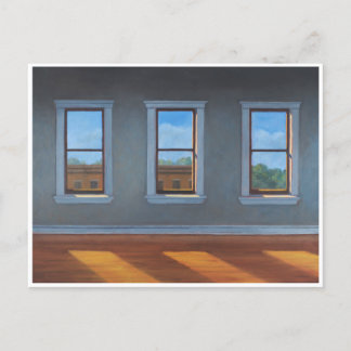 Postal Tres ventanas con streaming de luz