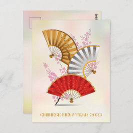 Postal Tres ventiladores de primavera