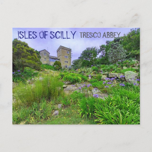 Postal Tresco Abbey - Isles Of Scilly (Anverso)