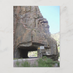 Postal tretuoso camino de Colorado